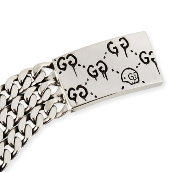 Gucci Ghost Chain Bracelet in Sterling Silver NEW IN BOX - Picture 2 of 8